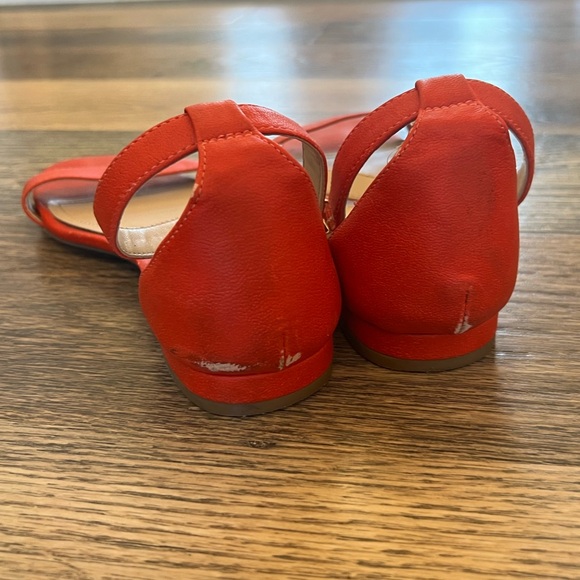 Max Studio Cherry Red Summer Sandals - Picture 3 of 4